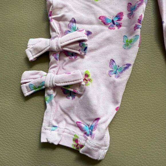 Posh Peanut Flutterby Bow Leggings 3–6M Bamboo Butterfly NWT - Picture 2 of 9